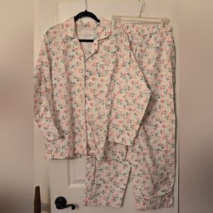 Erika Taylor Country Cottons Vintage Floral Pajama Set Sz Large Cottagecore
